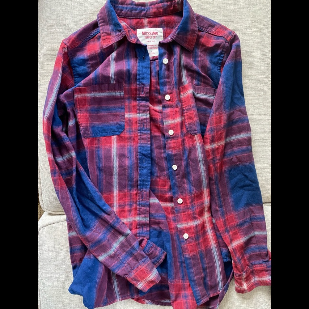 Red/Navy Flannel